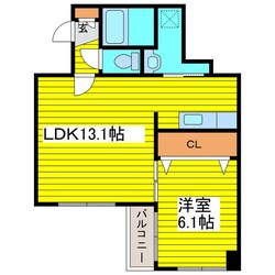 元町駅 徒歩2分 4階の物件間取画像